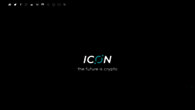 What Icon.foundation website looked like in 2022 (2 years ago)