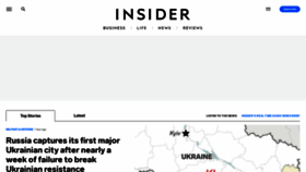 What Insider.com website looked like in 2022 (2 years ago)