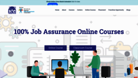 What Icajobguarantee.com website looked like in 2022 (2 years ago)