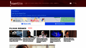 What Insertlive.com website looked like in 2022 (2 years ago)