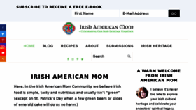 What Irishamericanmom.com website looked like in 2022 (2 years ago)