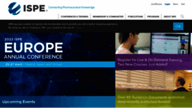 What Ispe.org website looked like in 2022 (2 years ago)