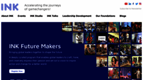 What Inktalks.com website looked like in 2022 (4 years ago)