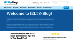What Ielts-blog.com website looked like in 2022 (2 years ago)