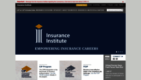 What Insuranceinstitute.ca website looked like in 2022 (4 years ago)