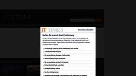 What It-times.de website looked like in 2022 (2 years ago)