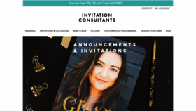 What Invitationconsultants.com website looked like in 2022 (2 years ago)