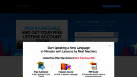 What Innovativelanguage.com website looked like in 2022 (2 years ago)