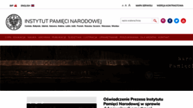 What Ipn.gov.pl website looked like in 2022 (2 years ago)