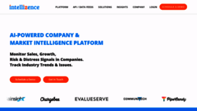 What Intellizence.com website looked like in 2022 (2 years ago)