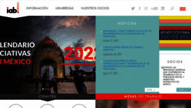 What Iabmexico.com website looked like in 2022 (2 years ago)