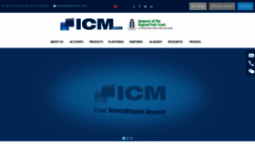 What Icmcapital.com website looked like in 2022 (2 years ago)