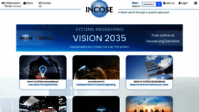 What Incose.org website looked like in 2022 (2 years ago)