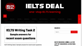 What Ieltsdeal.com website looked like in 2022 (2 years ago)