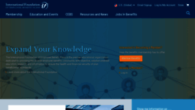 What Ifebp.org website looked like in 2022 (2 years ago)