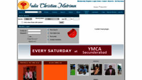 What Indiachristianmatrimony.com website looked like in 2022 (2 years ago)