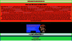 What Indiamatkaboss220.in website looked like in 2022 (2 years ago)