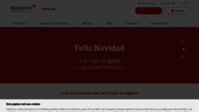 What Iberinform.es website looked like in 2022 (2 years ago)