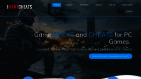 What Iwantcheats.net website looked like in 2022 (2 years ago)