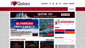 What Iloveqatar.net website looked like in 2022 (4 years ago)