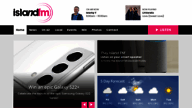 What Islandfm.com website looked like in 2022 (2 years ago)