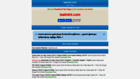 What Isaimini.moviesdamob.com website looked like in 2022 (2 years ago)