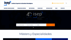 What Isep.es website looked like in 2022 (2 years ago)