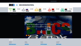 What Infobrics.org website looked like in 2022 (2 years ago)