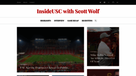 What Insideusc.blog website looked like in 2022 (2 years ago)