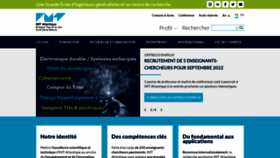 What Imt-atlantique.fr website looked like in 2022 (2 years ago)