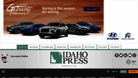 What Idahopress.com website looked like in 2022 (2 years ago)