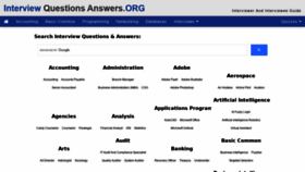 What Interviewquestionsanswers.org website looked like in 2022 (2 years ago)