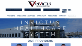 What Invictushealthcaresystem.com website looked like in 2022 (2 years ago)