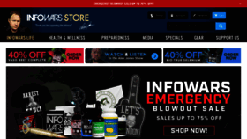 What Infowarsstore.com website looked like in 2022 (2 years ago)
