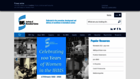 What Ibms.org website looked like in 2022 (2 years ago)