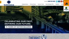 What Indiacements.co.in website looked like in 2022 (2 years ago)