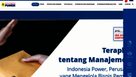 What Indonesiapower.co.id website looked like in 2022 (2 years ago)