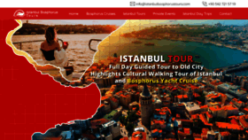 What Istanbulbosphorustours.com website looked like in 2022 (2 years ago)