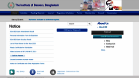 What Ibb.org.bd website looked like in 2022 (2 years ago)