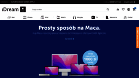 What Idream.pl website looked like in 2022 (2 years ago)