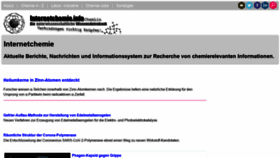 What Internetchemie.info website looked like in 2022 (2 years ago)