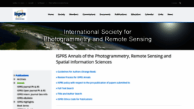 What Isprs-ann-photogramm-remote-sens-spatial-inf-sci.net website looked like in 2022 (2 years ago)