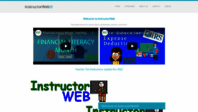 What Instructorweb.com website looked like in 2022 (2 years ago)