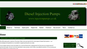 What Injectionpumps.co.uk website looked like in 2022 (2 years ago)