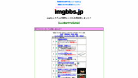What Imgbbs.jp website looked like in 2022 (2 years ago)