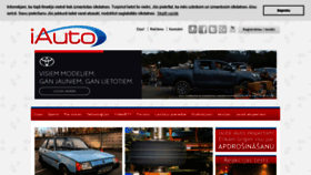 What Iauto.lv website looked like in 2022 (2 years ago)