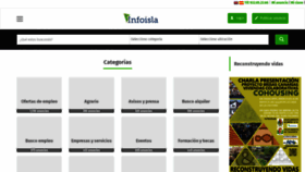 What Infoisla.org website looked like in 2022 (1 year ago)