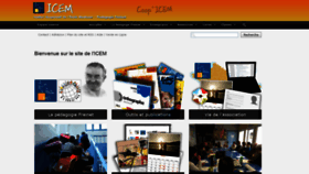 What Icem-pedagogie-freinet.org website looked like in 2022 (3 years ago)