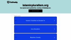 What Islamicpluralism.org website looked like in 2022 (1 year ago)