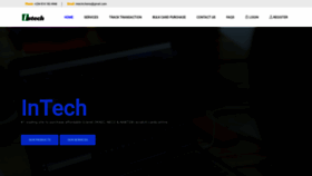 What Intech.org.ng website looked like in 2022 (1 year ago)